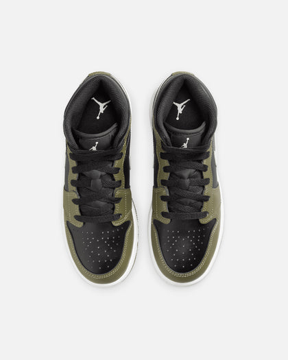 Jordan Kids' Air Jordan 1 Mid (GS) Black/White