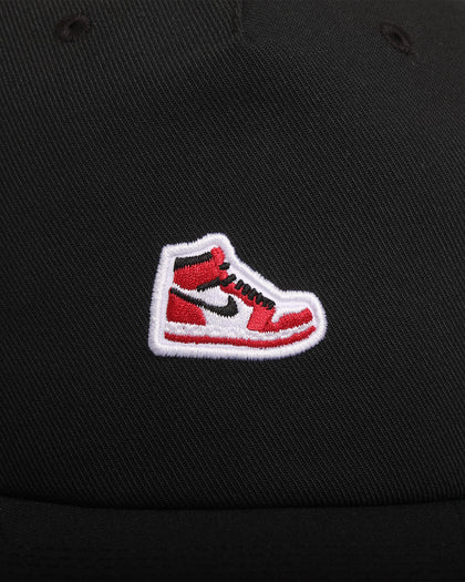 Jordan Jumpman Pro Sneaker Patch Structured Snapback Black