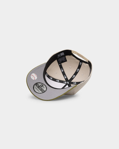 New Era Los Angeles Dodgers 'Dusty Olive' Corduroy Golfer Snapback Green Med