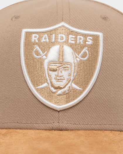 New Era Oakland Raiders 'Desert Suede' 59FIFTY Fitted Camel/Wheat