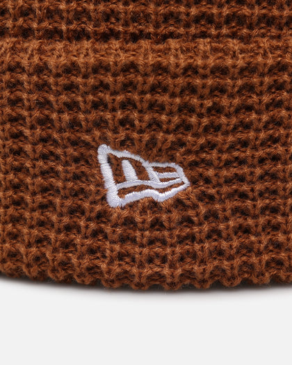 New Era Branded Beanie Cedar