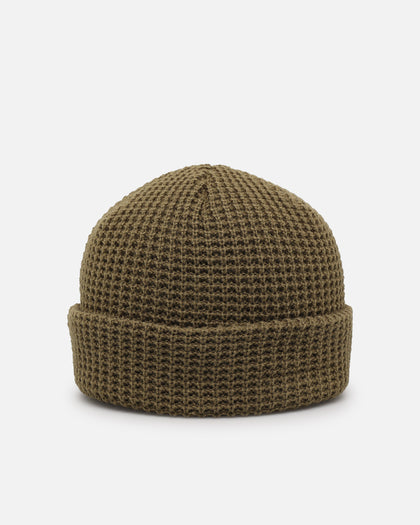 New Era Branded Beanie Olive Green