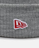 New Era Branded Beanie Grey