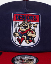 New Era Melbourne Demons Official Team Golfer Snapback OTC