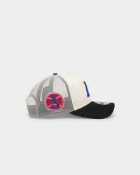 New Era Oakland Athletics 'Retro Mosaic' 9FORTY A-Frame Trucker Snapback White/Black