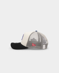 New Era New York Yankees 'Retro Mosaic' 9FORTY A-Frame Trucker Snapback White/Black