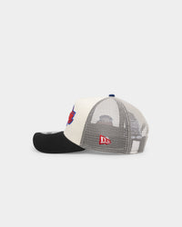New Era Los Angeles Lakers 'Retro Mosaic' 9FORTY A-Frame Trucker Snapback White/Black