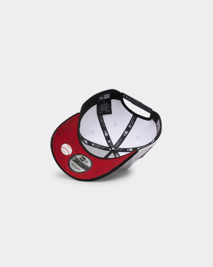 New Era Atlanta Braves 'Fire Red' 9FORTY A-Frame Snapback White/Black