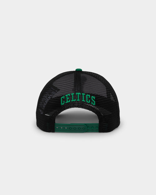 New Era Boston Celtics 'Mascot Magic' Foam Front 9FORTY A-Frame Trucker Snapback White/Green