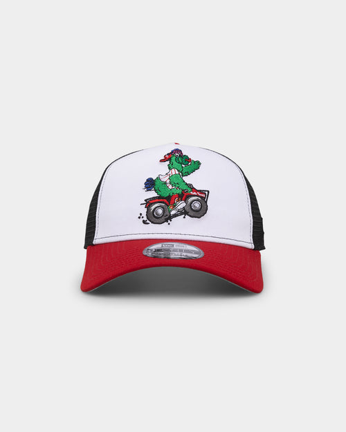 New Era Philadelphia Phillies 'Mascot Magic' Foam Front 9FORTY A-Frame Trucker Snapback White/Red