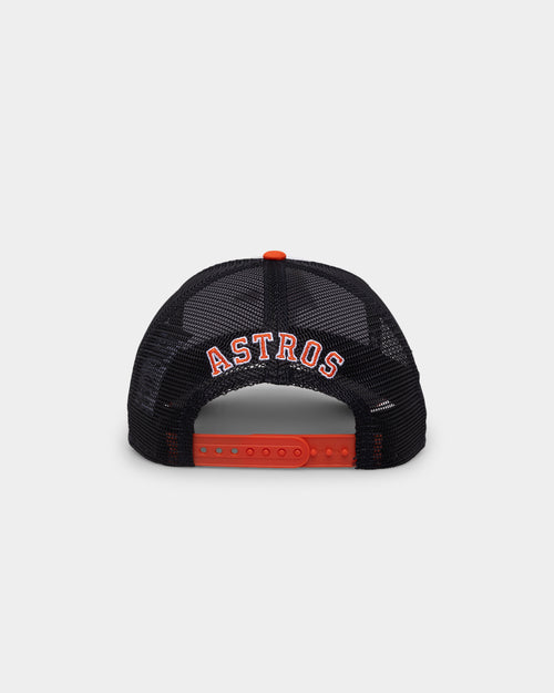 New Era Houston Astros 'Mascot Magic' Foam Front 9FORTY A-Frame Trucker Snapback White/Orange