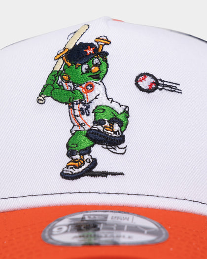 New Era Houston Astros 'Mascot Magic' Foam Front 9FORTY A-Frame Trucker Snapback White/Orange