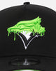 New Era Toronto Blue Jays "Drip Logo" 9FORTY A-Frame Snapback Black/White/Green