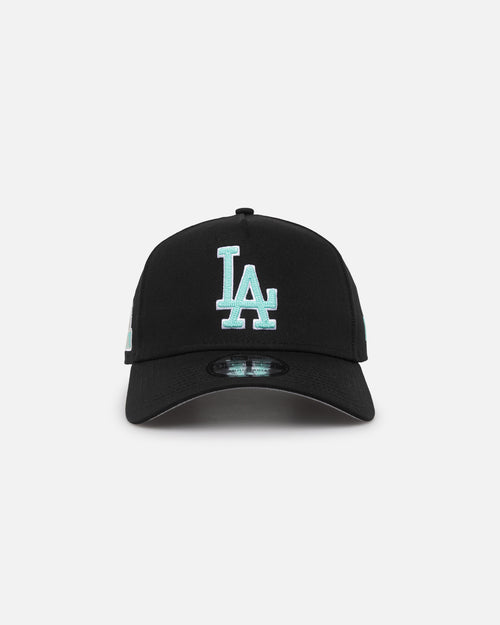 New Era Los Angeles Dodgers 9FORTY A-Frame Snapback Black/Aqua Blue