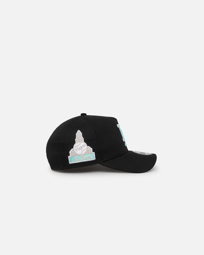 New Era Los Angeles Dodgers 9FORTY A-Frame Snapback Black/Aqua Blue