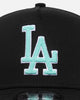 New Era Los Angeles Dodgers 9FORTY A-Frame Snapback Black/Aqua Blue