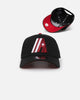 New Era Houston Astros 'Satin Scarlet' 9FORTY A-Frame Snapback Black/Scarlet