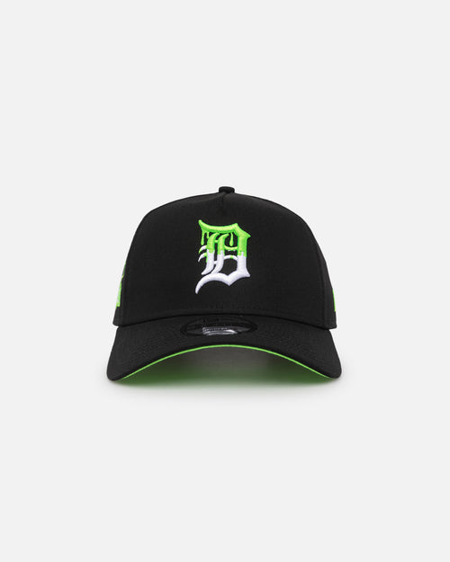 New Era Detroit Tigers "Drip Logo" 9FORTY A-Frame Snapback Black/White/Green