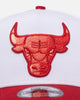 New Era Chicago Bulls 'Satin Blaze' 9FORTY A-Frame Snapback White/Scarlet