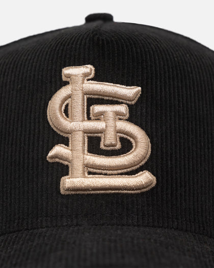 New Era St Louis Cardinals 'Black Cord Plaid UV' 9FORTY A-Frame Snapback Black/Plaid