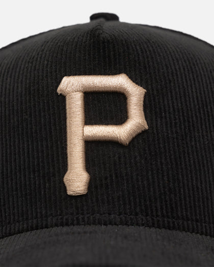 New Era Pittsburgh Pirates 'Black Cord Plaid UV' 9FORTY A-Frame Snapback Black/Plaid