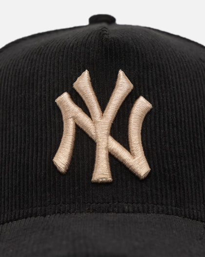 New Era New York Yankees 'Black Cord Plaid UV' 9FORTY A-Frame Snapback Black/Plaid