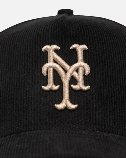 New Era New York Mets 'Black Cord Plaid UV' 9FORTY A-Frame Snapback Black/Plaid