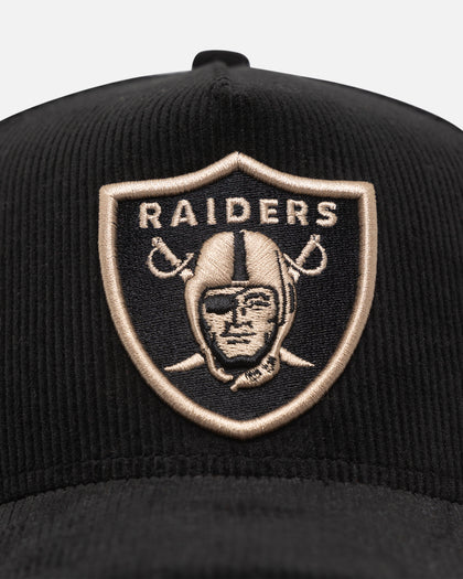 New Era Las Vegas Raiders 'Black Cord Plaid UV' 9FORTY A-Frame Snapback Black/Plaid