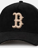 New Era Boston Red Sox 'Black Cord Plaid UV' 9FORTY A-Frame Snapback Black/Plaid