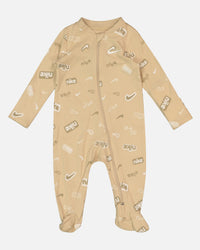 Nike Infants' E1D1 Swoosh Footed Coverall Sanddrift