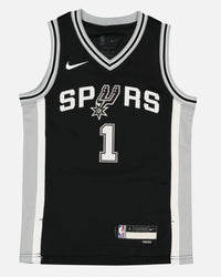Nike Kids' Victor Wembanyama San Antonio Spurs Icon Replica Jersey Black