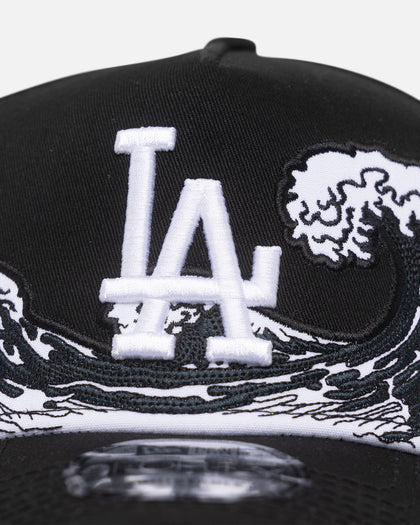 New Era Los Angeles Dodgers "Wave" 9FORTY A-Frame Snapback Black/White
