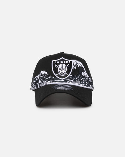 New Era Las Vegas Raiders "Wave" 9FORTY A-Frame Snapback Black/White