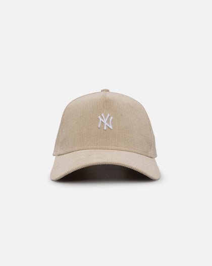 New Era New York Yankees 'Micro Cord Cream' 9FORTY A-Frame Snapback Cream/White