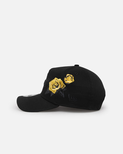 New Era Los Angeles Lakers 'Gold Rose Embroidery' 9FORTY A-Frame Snapback Black/Gold