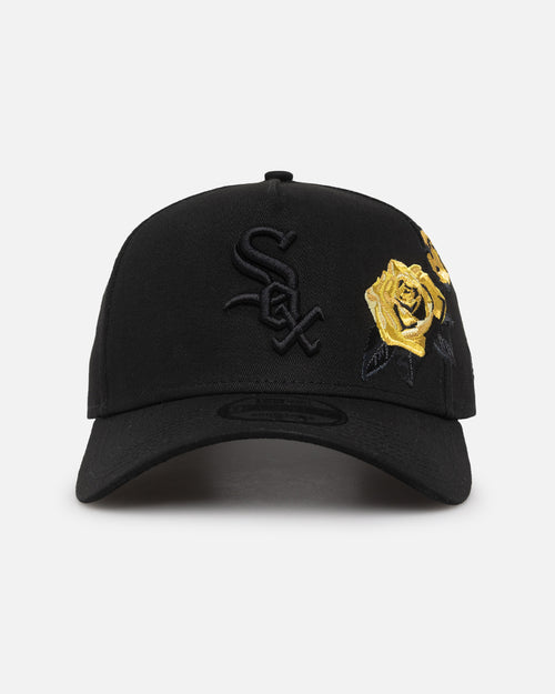 New Era Chicago White Sox 'Gold Rose Embroidery' 9FORTY A-Frame Snapback Black/Gold