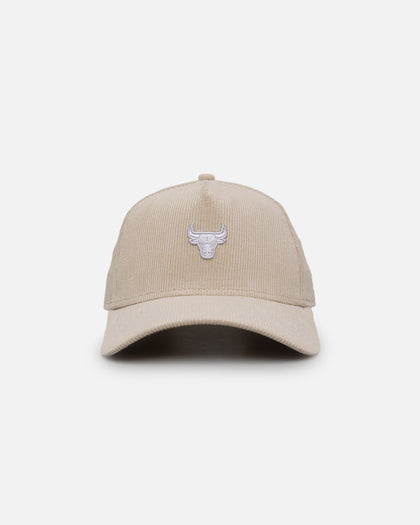 New Era Chicago Bulls 'Micro Cord Cream' 9FORTY A-Frame Snapback Cream/White
