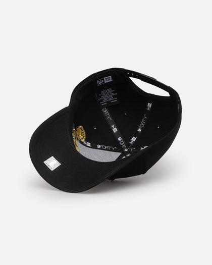New Era Chicago Bulls 'Gold Rose Embroidery' 9FORTY A-Frame Snapback Black/Gold