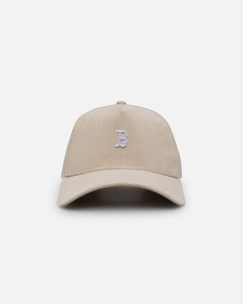New Era Boston Red Sox 'Micro Cord Cream' 9FORTY A-Frame Snapback Cream/White