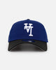 New Era Los Angeles Dodgers 'Upside Down LA Logo' 9FORTY A-Frame Snapback Dark Royal/Black