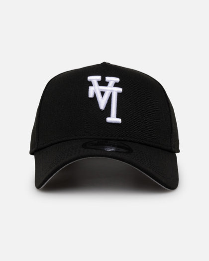 New Era Los Angeles Dodgers 'Upside Down LA Logo' 9FORTY A-Frame Snapback Black