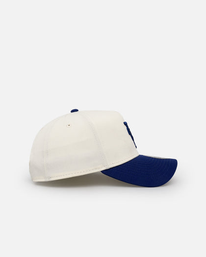 New Era Los Angeles Dodgers 'Upside Down LA Logo' 9FORTY A-Frame Snapback Chrome/Dark Royal