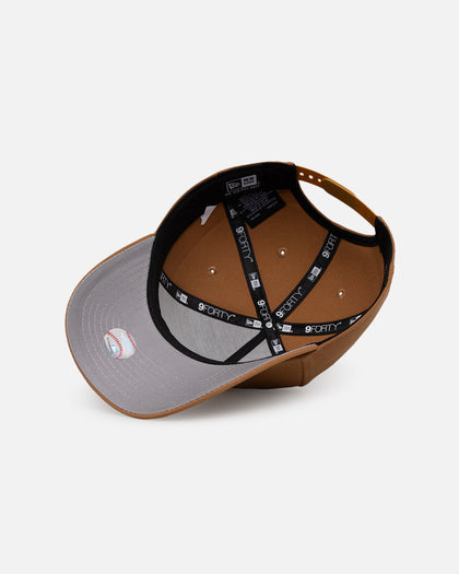 New Era Los Angeles Dodgers 'Upside Down LA Logo' 9FORTY A-Frame Snapback Light Bronze