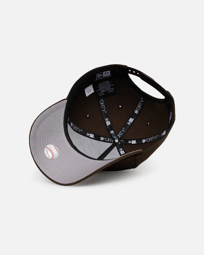 New Era Los Angeles Dodgers 'Upside Down LA Logo' 9FORTY A-Frame Snapback Walnut