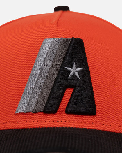 New Era Houston Astros 'Scary Nights' 9FORTY A-Frame Snapback Orange/Black