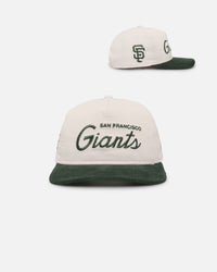 New Era San Francisco Giants 'Currency Corduroy' Golfer Pre-Curved Snapback Chrome White