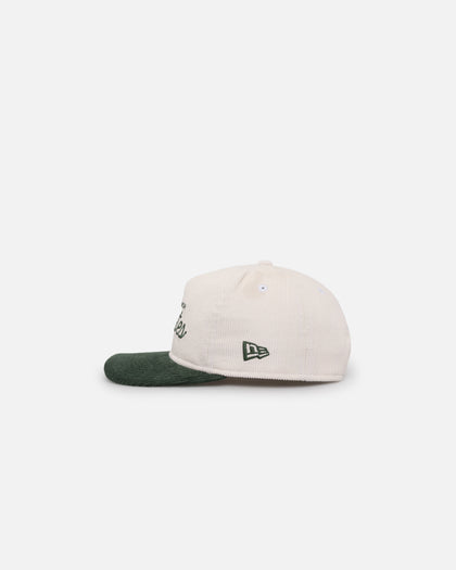 New Era Pittsburgh Pirates 'Currency Corduroy' Golfer Pre-Curved Snapback Chrome White