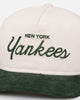 New Era New York Yankees 'Currency Corduroy' Golfer Pre-Curved Snapback Chrome White