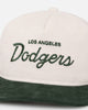 New Era Los Angeles Dodgers 'Currency Corduroy' Golfer Pre-Curved Snapback Chrome White