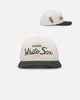 New Era Chicago White Sox 'Currency Corduroy' Golfer Pre-Curved Snapback Chrome White